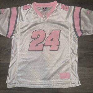Vintage Chase Authentics Pink and White Women's Jeff Gordon Jersey‎